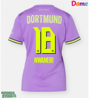 Borussia Dortmund Ethan Nwaneri #18 Replika Tredjetrøje Dame 2026-27 Kortærmet